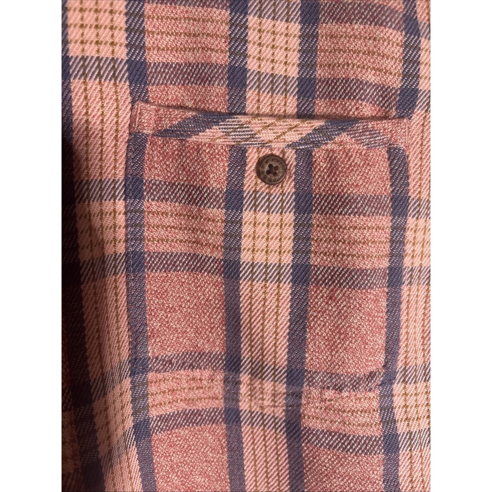 TOAD & CO - NEW w TAG - Womens S Pullover 1/4 Zip BODIE‎ Flannel Shirt Pink - Picture 4 of 14